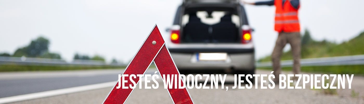 Baner - Jesteś widoczny, jesteś bezpieczny